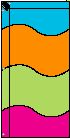 Carnival Concession Flag Horizontal Wave