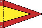 Carnival Concession Flag Tri Pennant