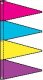 Carnival Pennant Banner Flag