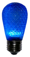 Medium Base E26 LED Sign Bulb Transparent Blue