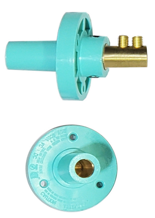Double Set Screw Style Green Female Mimi Cam Lok Panel