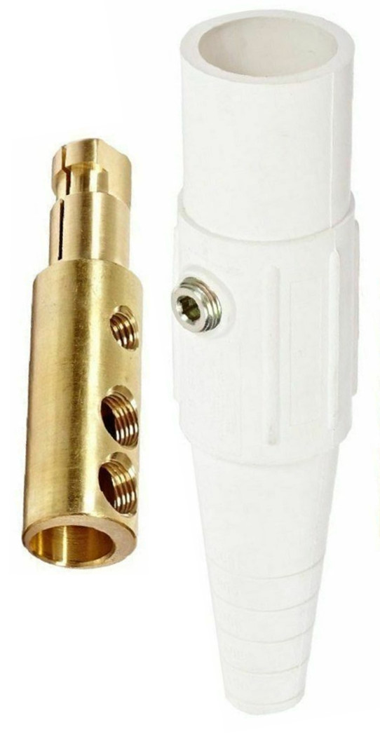 Advanced Devices CLS40FB White Cam-Lock 2/0-4/0 Female Camlok Connector NEW 