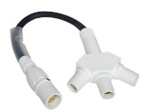 Advanced Devices Cam-Lok 3Fer Tail White